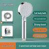 Black Warrior Handheld Shower Set: Five-Speed Booster Shower Head for Bathroom
