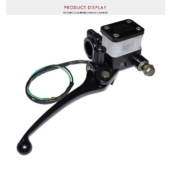 7/8" 22mm Front Right Universal Motorcycle Hydraulic Brake Clutch Master Cylinder Reservoir Levers With Cable ATV Motorbike
