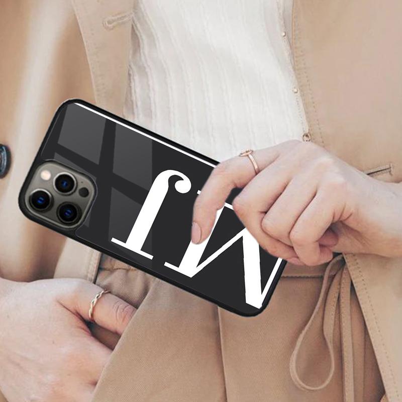 

Personalised Name Initials Magnetic Phone Case For APPLE iPhone 17 Air 16 14 13 12 Pro Max 15 Plus Wireless Charge MagSafe Cover iPhone 14