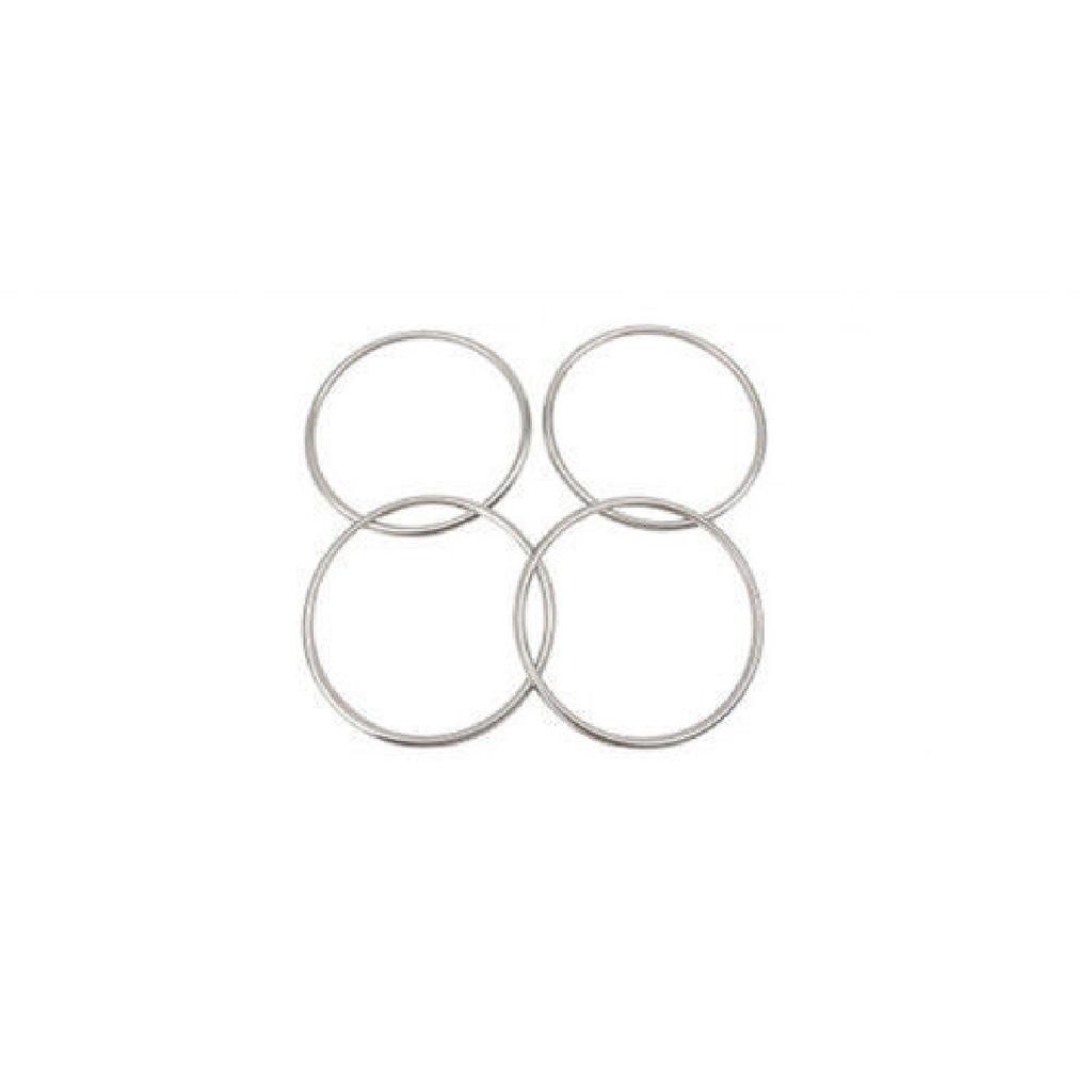 2016- FOR Honda HR-V car inner door speaker cover 4pcs trim Silver steel