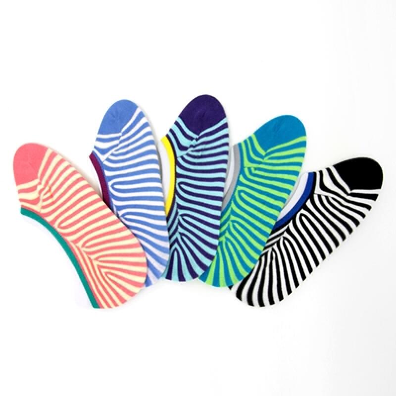 Colorline Good Fit Fake Socks 3pcs Blue
