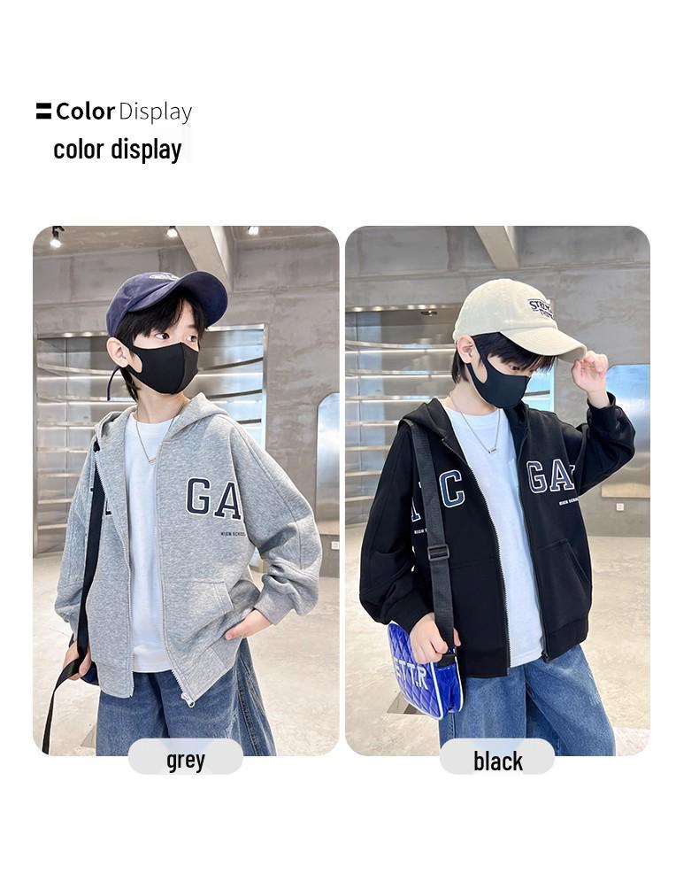 2025 Boys' & Girls' Stylish Sweatshirt: New Youth Autumn/Winter Street Style Top