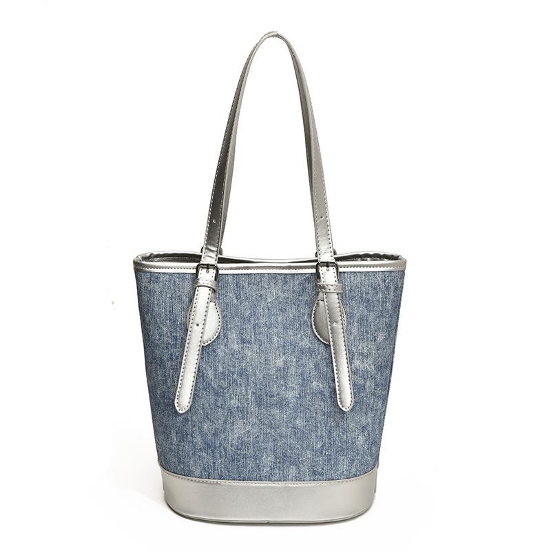 Women's Bag Retro Large-capacity Bucket Bag New Trendy Tote Bag Small Bag Shoulder Armpit Bag Handbag