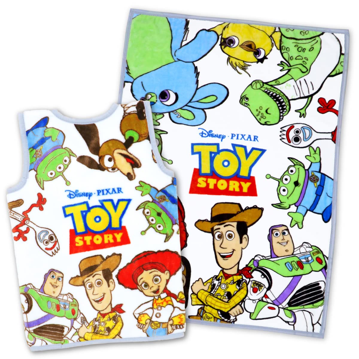 

un doudou Fluffy Blanket + Sleeper Set, Disney Toy Story New Meyer Warm Fluffy Blanket NZ1866-73TS