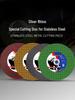 Stainless Steel Abrasive Cutting & Grinding Disc, 100mm Resin Wheel for Metal