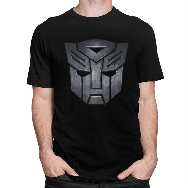 Custom Fashion Cartoon Autobot Transformers Car T Shirts Men Tshirts Casual Tee 100 Cotton Oversized Tshirts Merch
