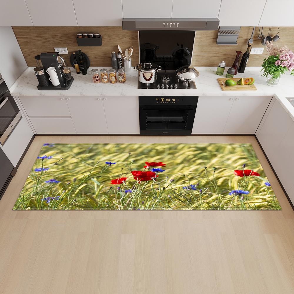 Nordic Kitchen Mat Porch Door Mat Living Room Bedroom Long Carpet Corridor Non-slip Floor Children's Carpet