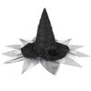 Baroque Baroque Witch Hat Velvet Cloth Wizard Cap Portable Halloween Witch Hat  Night Club