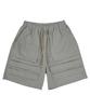 Permanent Archive 3D Pocket Velcro Shorts (Light Gray)