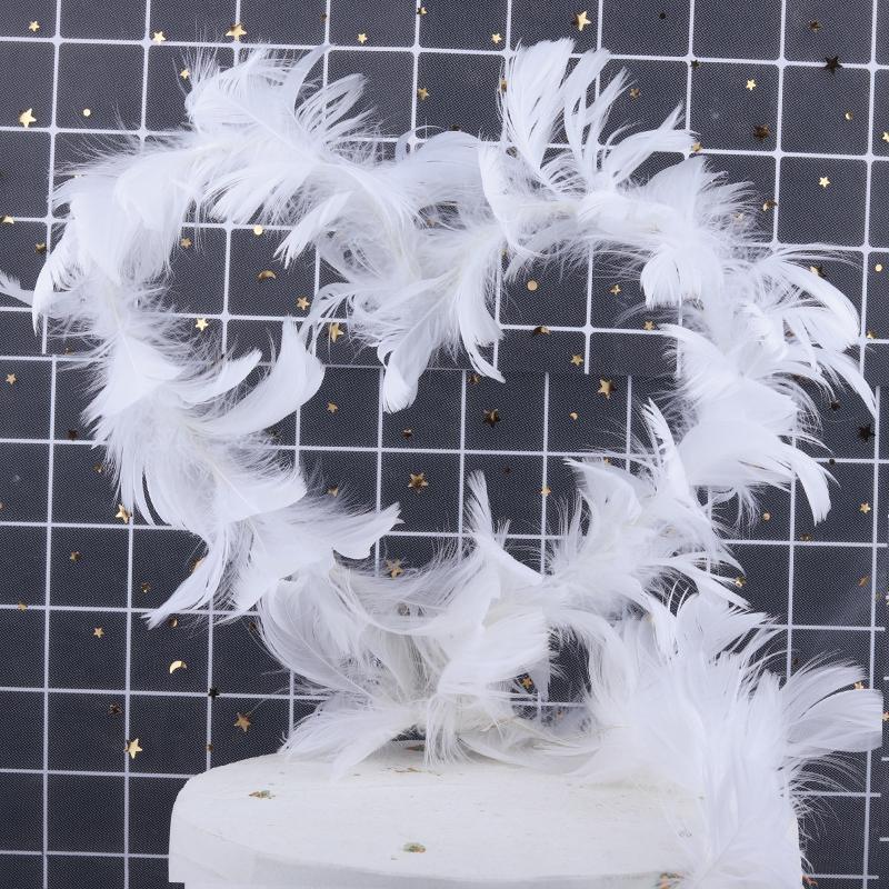 Angel Wing Feather String Lights Cake Topper Ornaments