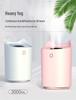 New 3L Double Spray USB Humidifier: Silent Air Purifier for Home, Bedroom, and Office.