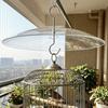 UV Protection Umbrella Bird Feeder Clear Dome Hanging Bird Feeder Baffle  Balcony Garden