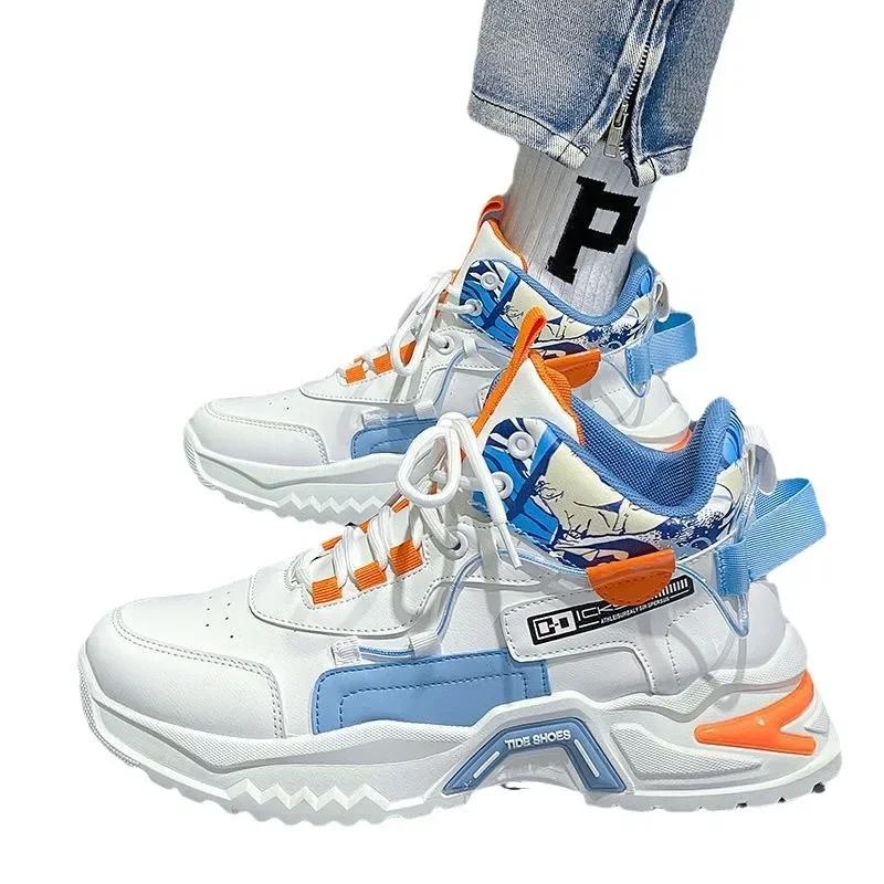 Herren Neue Sportschuhe, Herren Vielseitig, mit Höhenerhöhung, Lässiges Laufen, Papas Trendschuhe