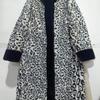 Elegant Long Leopard Print Coat Winter Thickened Mink Fur Jacket Fashionable Outerwear