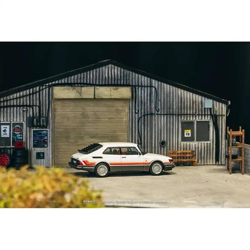 TW En stock 1:64 Saab 900 Turbo Blanche Modèle de Voiture Moulé sous Pression Collection Jouets Tarmac Works