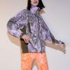 Adidas X Stella McCartney TrueCasuals Woven All-Over Print Loose-Fitting Track Jacket Women Outerwear Pink Purple IB5095