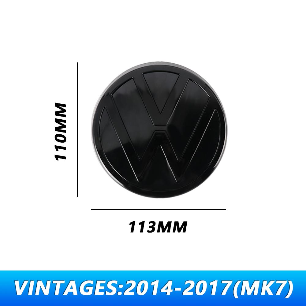1pc Original Replacement Version Car Front Grille Emblem SS7 Cover/Rear Trunk Lid Badge For VW GOLF 7.5 2018-2021 MK7 2014-2017