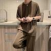 Men's Summer Quick-Dry Sports Suit: Ice Silk Leisure Pants & Short-Sleeved T-Shirt
