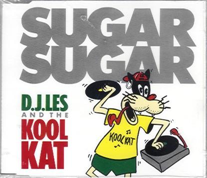 

CD D.J. LES THE KOOL KAT THE ARCHIE Sugar Sugar OTTD1 Over The Top 1991 UK Dance Electronica Used