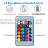 5V Low Voltage LED Lights Plate Color RGB Lamp Board 3W Colorful Gradient Source IR 24-Key Wireless Remote Switch On/Off Control