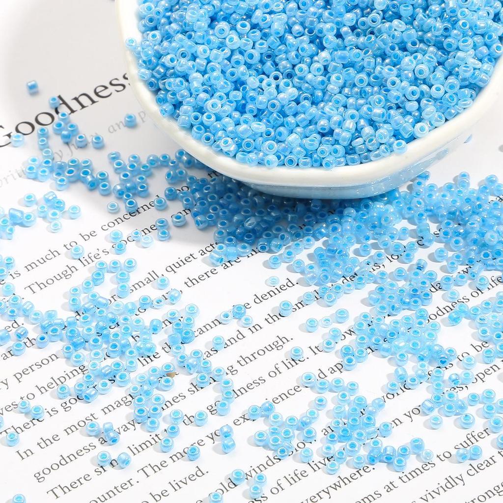2/3mm Colored Glass Beads for DIY Jewelry Bracelets
