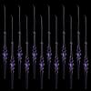 Acrylic Christmas Tree Pendants Transparent Twisted Water Drop Design Hanging Icicle Decorations Creative Simulated Icicles