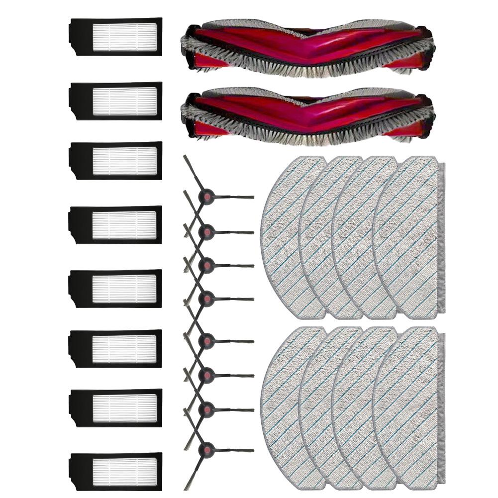 1 Set For Yeedi For C12 For Pro Plus Main Side Brush Filter Mop Cloth Kit Vacuum Cleaner Accessories Spare To Replace