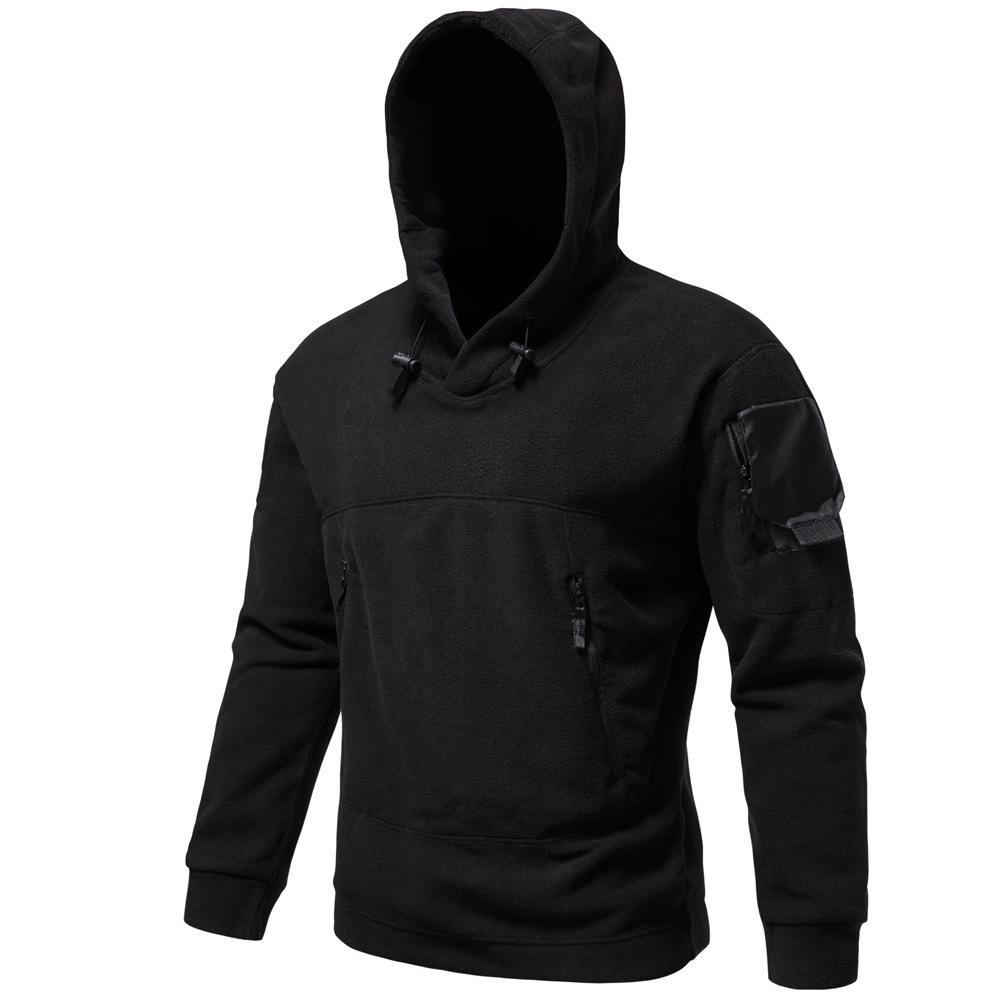 2026 Herren Taktisches Kapuzen-Fleece-Sweatshirt Pullover Jacke