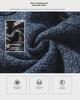 Men's Autumn/Winter Plus Velvet Zipper Knitted Cardigan Jacket with Stand Collar and Solid Color