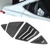 4pcs Matte Black Car Rear Window Vent Louver Covers Trim Sticker Vent For Toyota For Camry 2025+ LE XLE SE Exterior Accessories