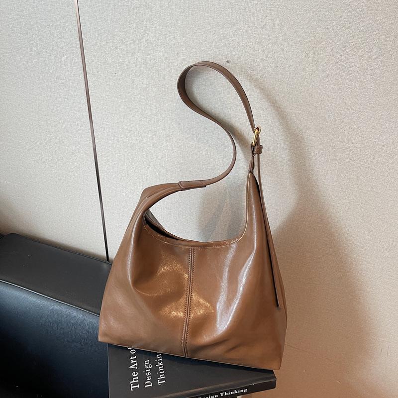 Summer new texture simple fashion large capacity bag casual women shoulder tote bag