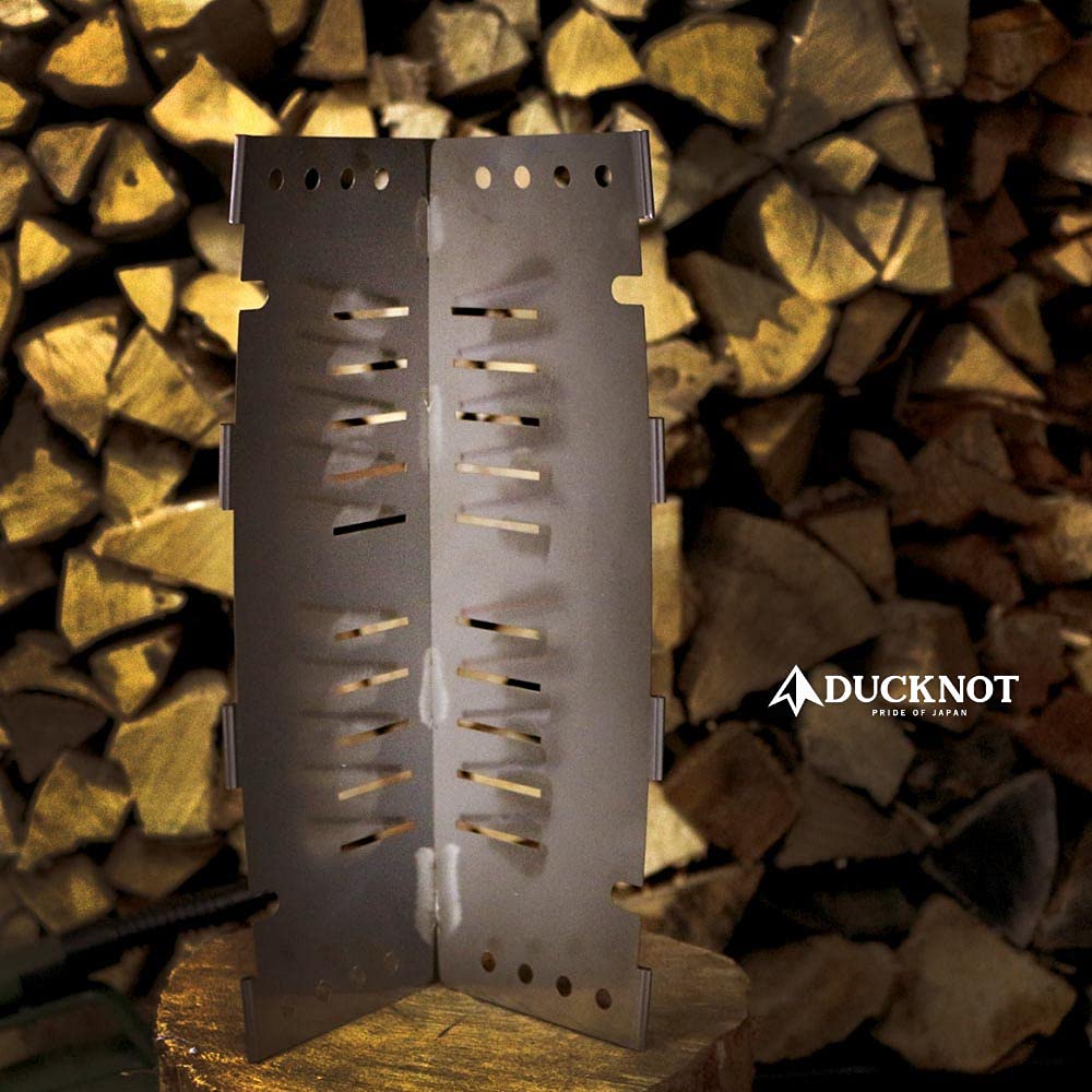 DUCKNOT Bonfire Stand BST Firebed Made In Japan Folding Stainless Steel Replacement Compact Lightweight