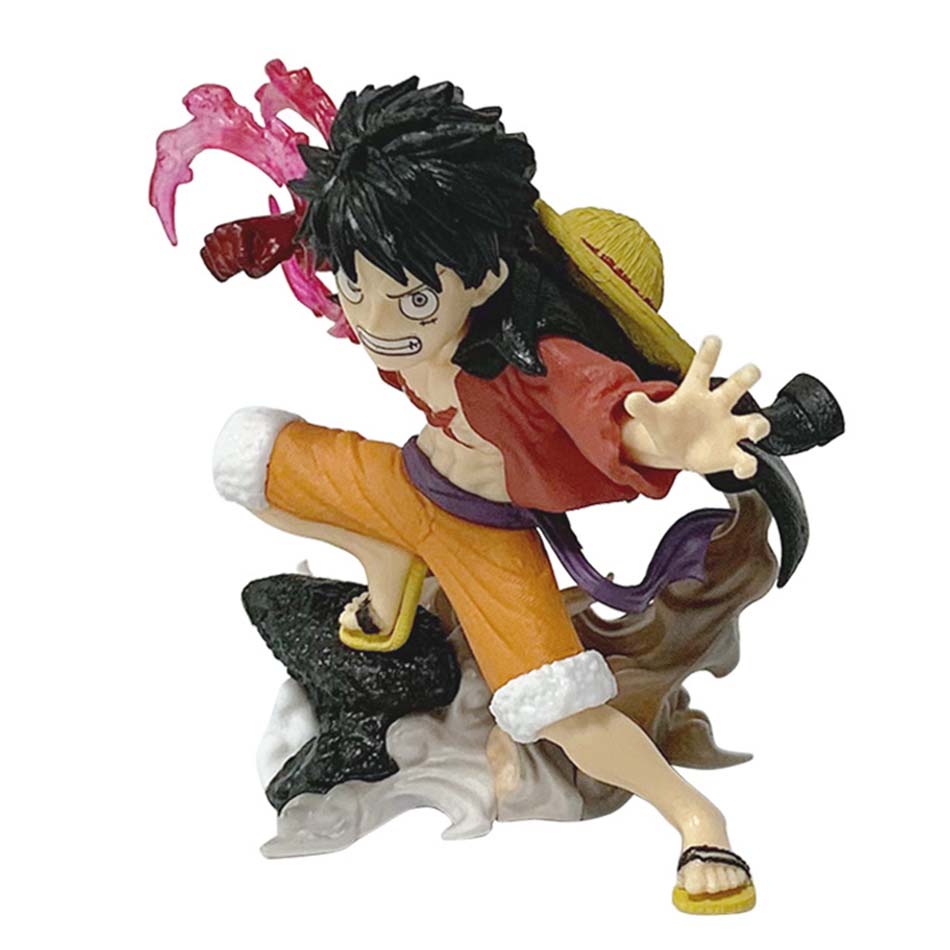 sold One Piece The Island Of Ghosts Battle Series Ryou Luffy Figure Anime Periphery Cool Model Toys Desktop Ornaments Gifts