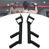 2 Pièces Accessoires Barres de Dips Fitness Poignées pour Rack à Squats Tractions 18mm