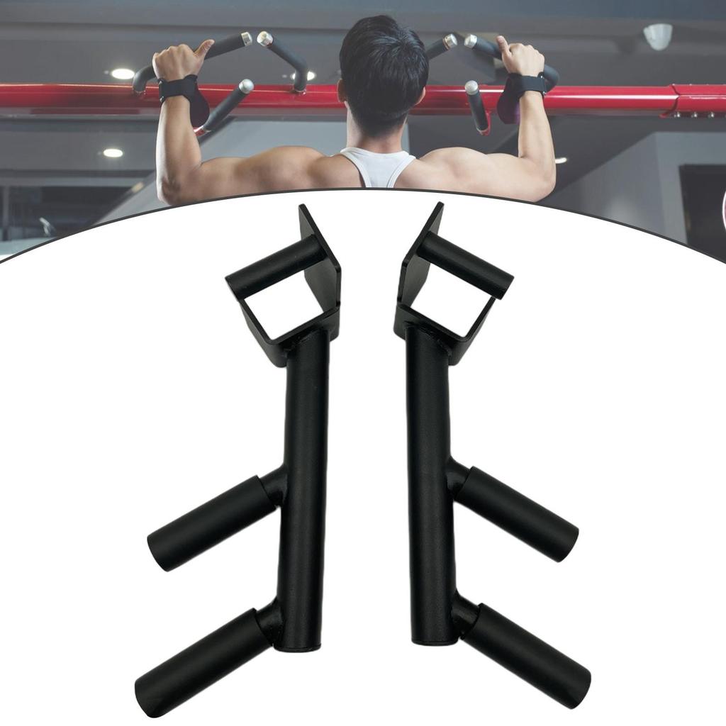 2 Pièces Accessoires Barres de Dips Fitness Poignées pour Rack à Squats Tractions 18mm