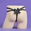 Cute Japanese Bow Lingerie Underwear Men Youth Mesh Perspective T-Back Thong Silky Elastic Penis Sheath G-String Sissy G-String