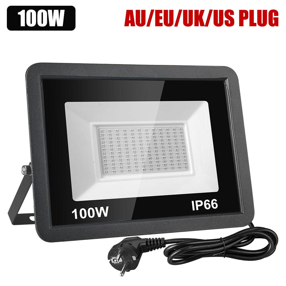 UV Led Flood Light 30W 100W 150W Outdoor Floodlight 395nm Ultraviolet Fluorescent Stage Lamp Stage Blacklight For Disco Party