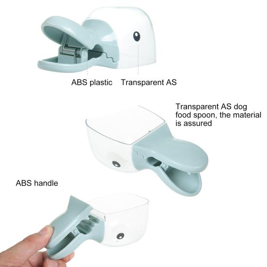 Plastic Scoop Bag Clip Food-Grade Measuring Cup BPA-Free Duck Head Multi-purpose Kitchen Utensils for Rice Water