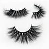 25MM False Eyelashes Dramatic Volume 3D Mink Lashes Long Thick Soft Reusable 1 Pair Faux Lashes Natural Look