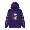 Naruto Anime Hoodie, Kakashi Graphic Sweatshirt with Ninja Village Symbols, Casual Street Hoodie for Adult Men and Women