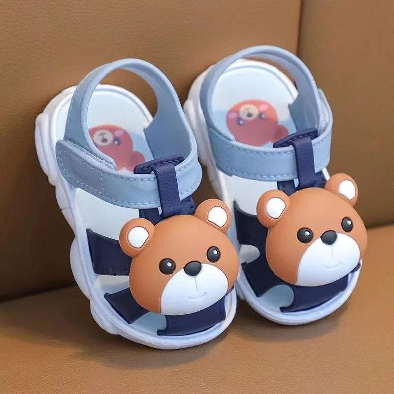 

Comfortable Breathable Baby Children Outdoor Sandals Simple Versatile Cute Cartoon Boys Girls Infants Walking Shoes 21