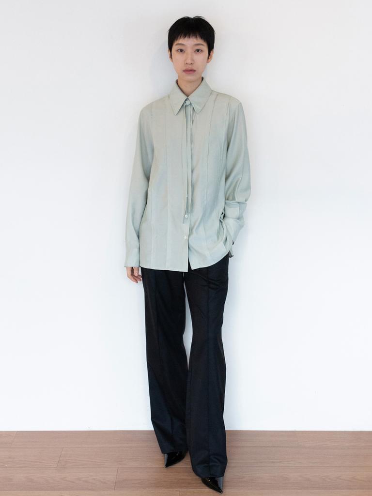 Seleukeu Tie Blouse_Pale Mint