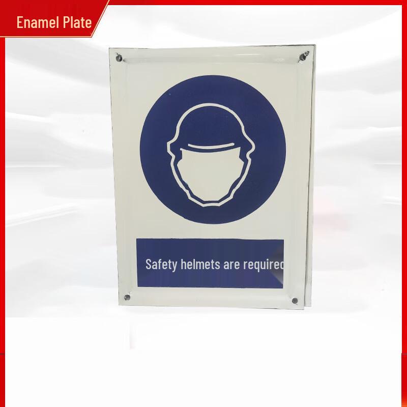 Brangdy Enamel Traffic Safety Warning Sign