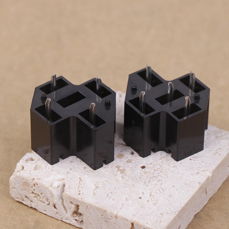 Auto Auto 40A 4/5 Pin Spdt Relais Sockel Stecker Adapter Auto Pcb Platinenmontage Basis Halter mit 6,3 mm Anschlüssen