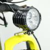 Faro Elettrico Nero per Bicicletta per Sistemi di Motore Centrale BBS01 / BBS02 / BBSHD per la Guida Notturna