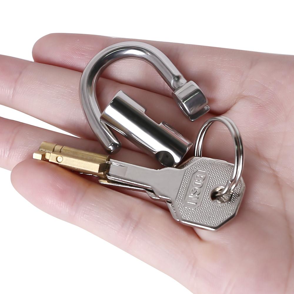 PA LOCK PRINCE ALBERT LOCKED CHASTITY PIERCING Titanium D-Ring PA Lock Glans Piercing STAINLESS STEEL PA Puncture BDSM
