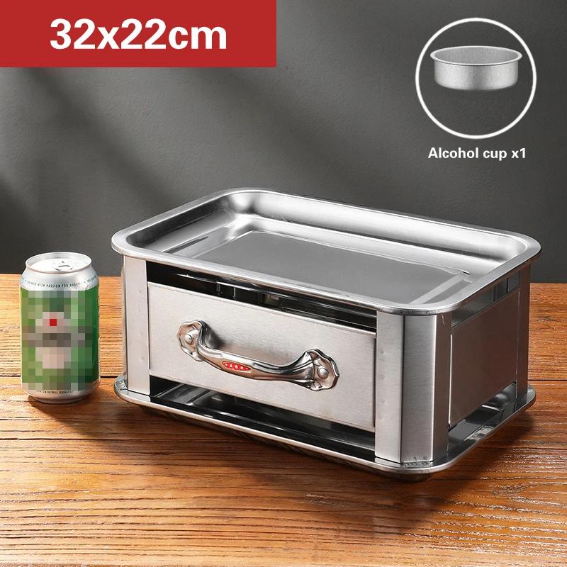 

Прямоугольный противень для выпечки, решетка для рыбы из нержавеющей стали, коммерческий гриль, поддон для спиртного, корейское барбекю, olla, блюдо для рыбы на гриле, специальная кастрюля