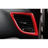 Fit For Mazda 3 Axela 2014- Red Plastic Console L&R Air Outlet Vent Trim 2X