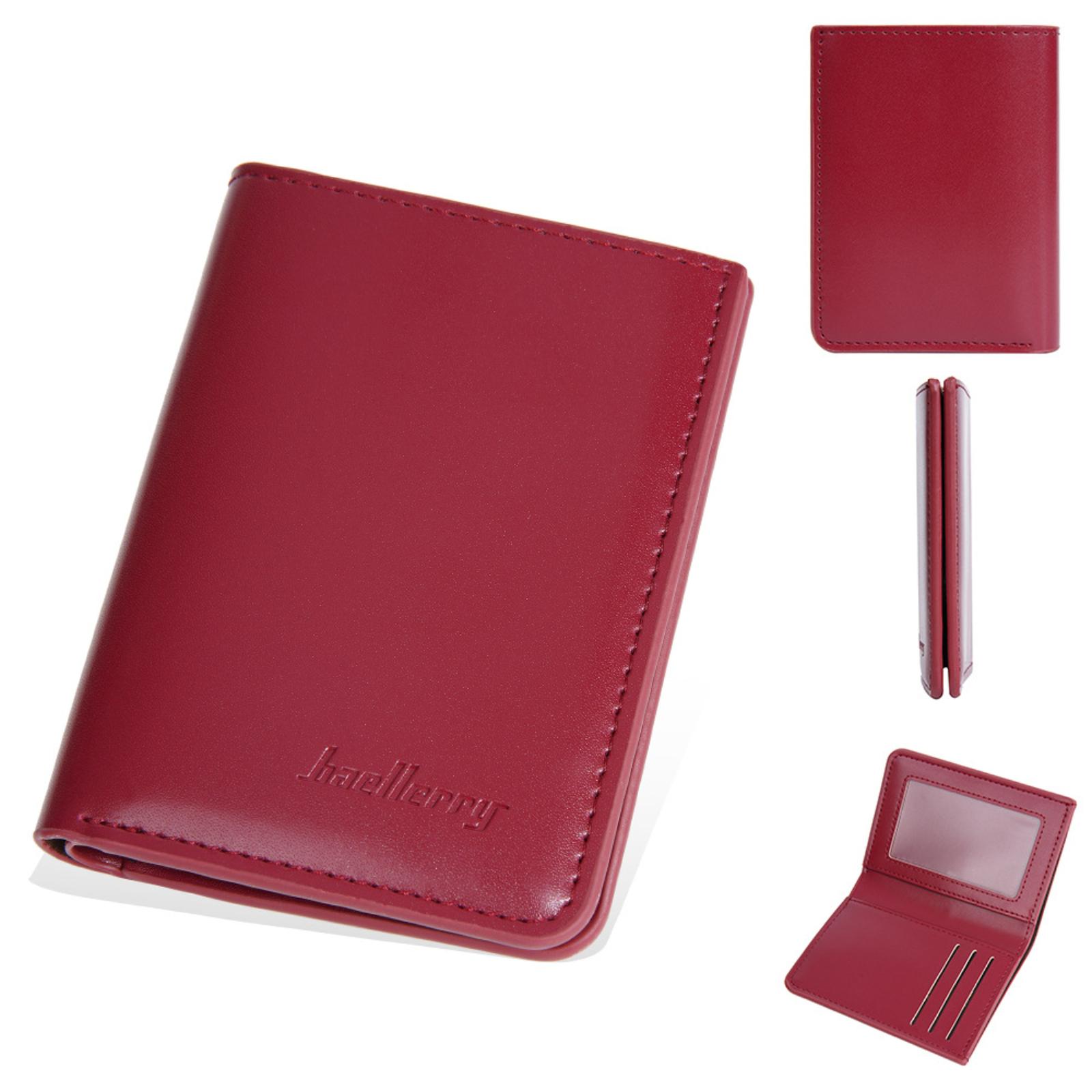 

Мужские и женские кошельки, и тонкий, многокарточный держатель для карточек водительского удостоверения, водонепроницаемый для путешествий One Size