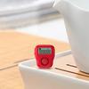 Silent Finger Counter 6 Channels Digital Tasbih Tally Clicker with LED for Prayer Knitting Sports Gift Rechargeable